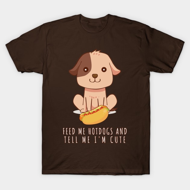 Dog Hotdogs T-Shirt by JKA